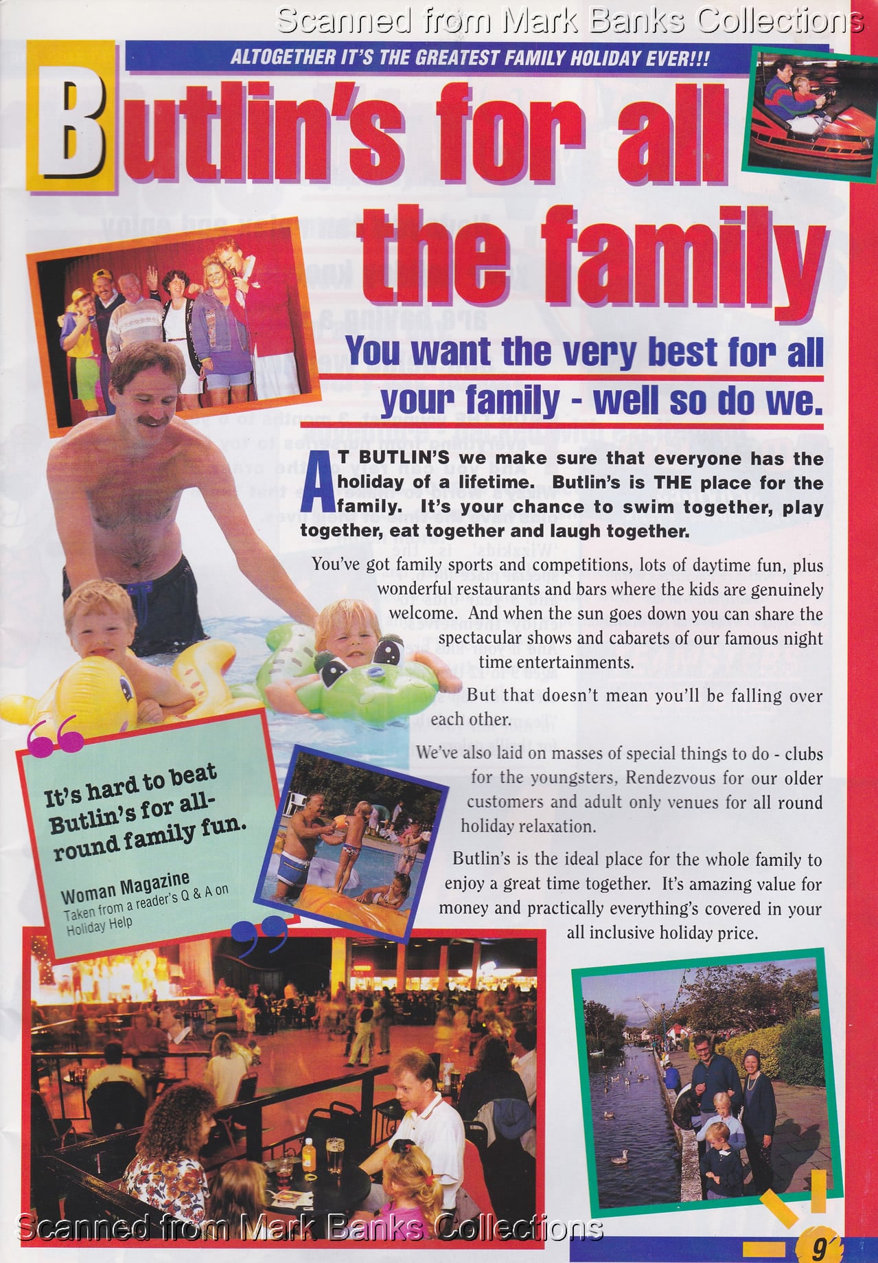 1993 Butlins Holiday Worlds Brochure