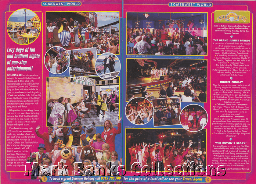 1996 Butlins Holiday Worlds Brochure