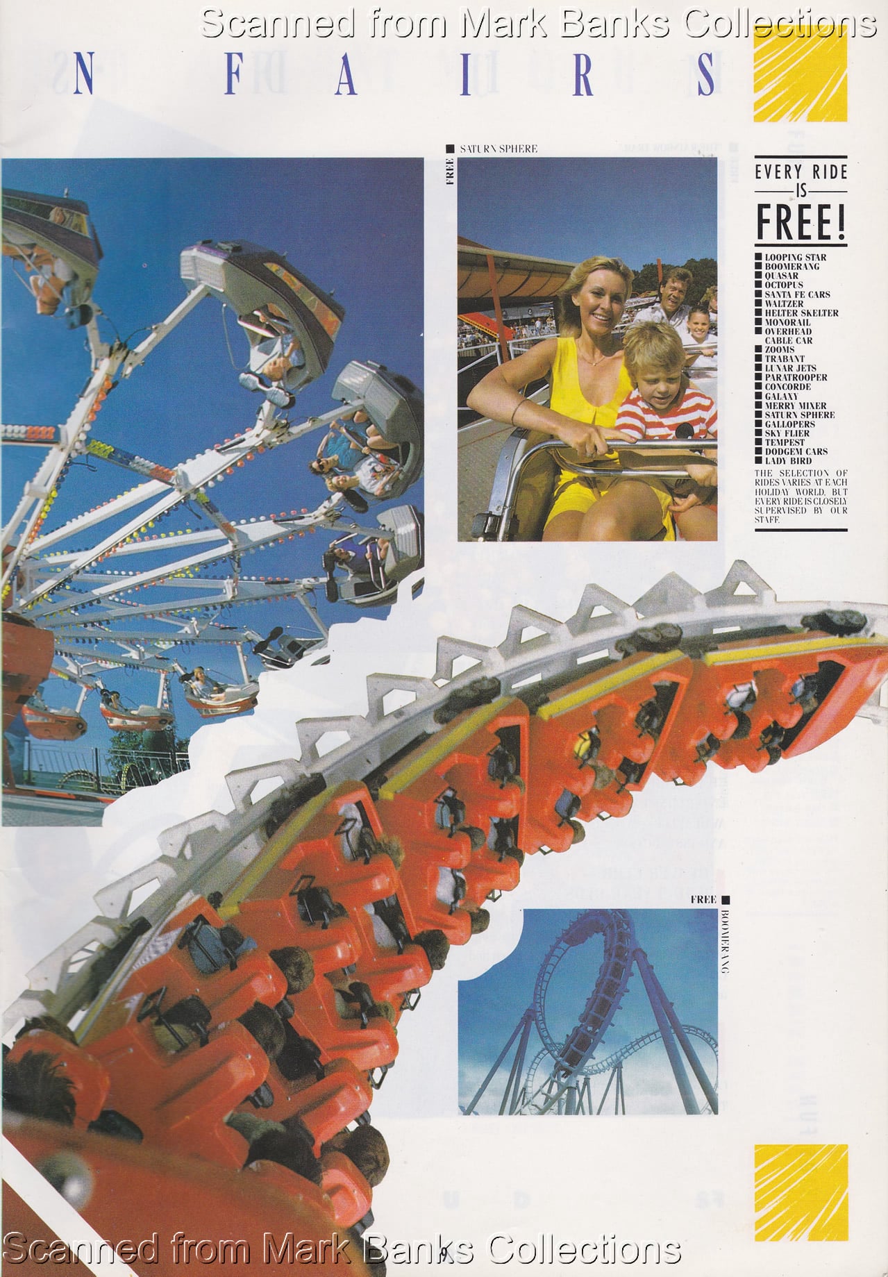 1988 Butlins Holiday Worlds Brochure