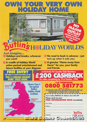 Butlins caravans