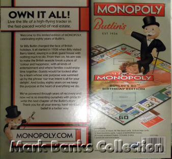Butlin's Monopoly Board