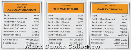 Butlin's Monopoly Board