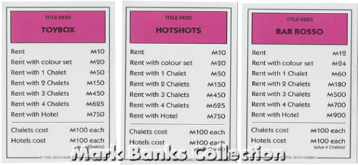 Butlin's Monopoly Board