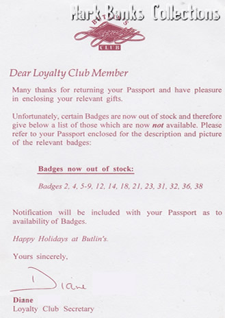 Loyalty Letter