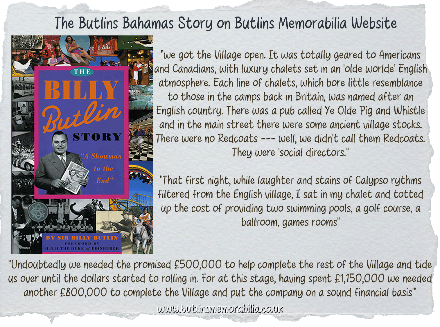 Page 190 - 191 - The Billly Butlin Story