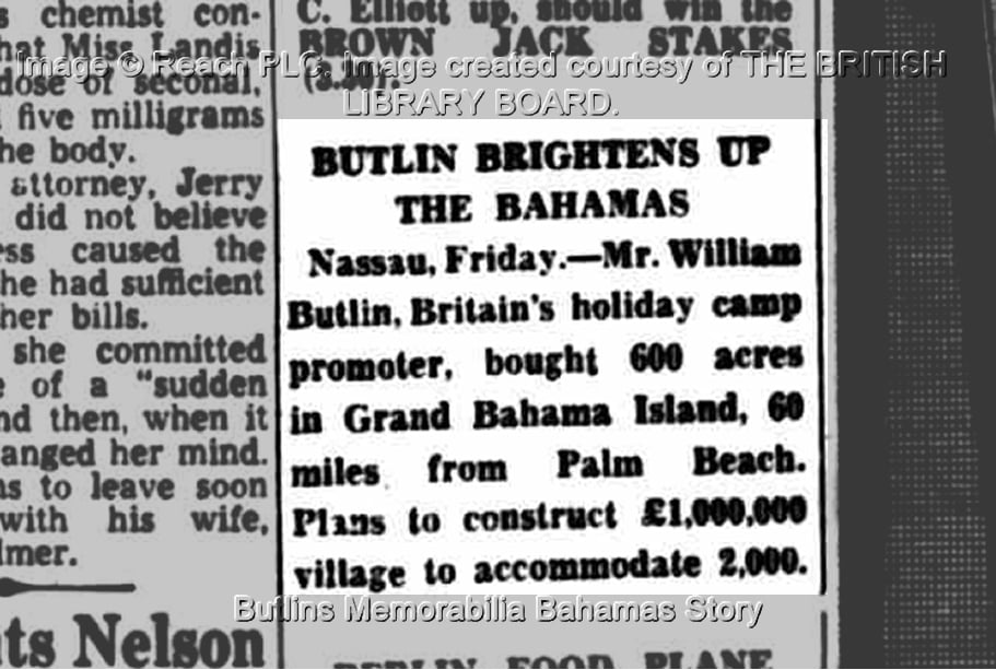 Birmingham Daily Gazette - Friday 09 July 1948 - Butlins Memorabilia Butlins Bahamas Story