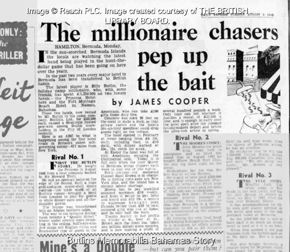 Butlins Caribbean article Daily News (London) - Wednesday 05 January 1949