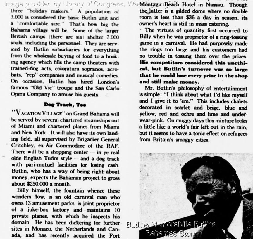 The Evening Star, 17th April 1949 - Butlins Memorabilia Butlins Bahamas Story