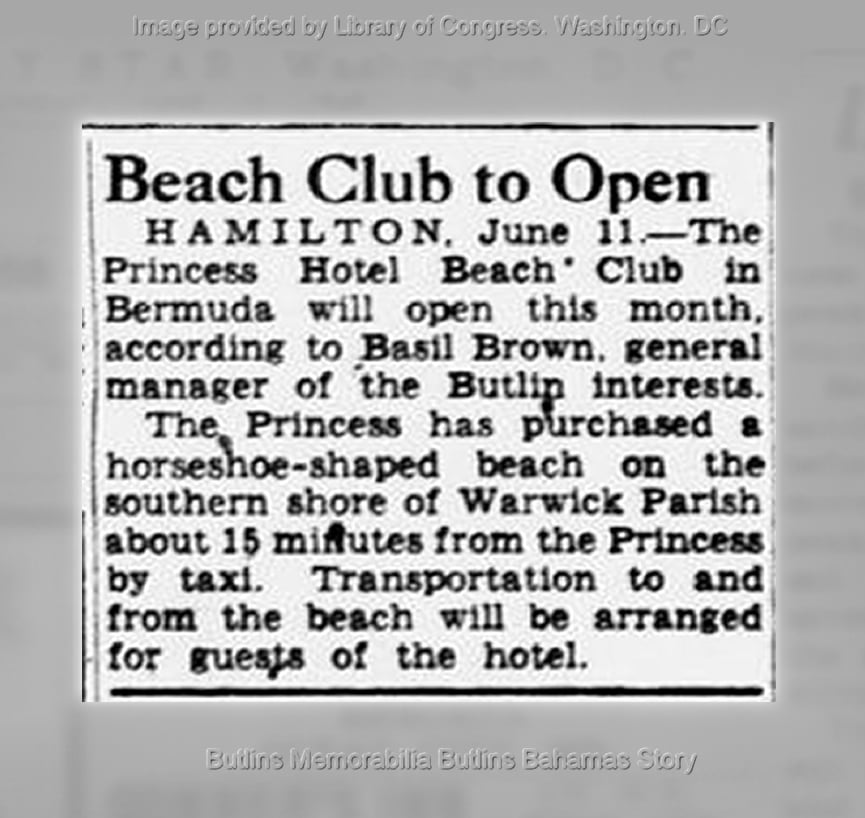 Evening Start - 12th June 1949 - Butlins Memorabilia Butlins Bahamas Story
