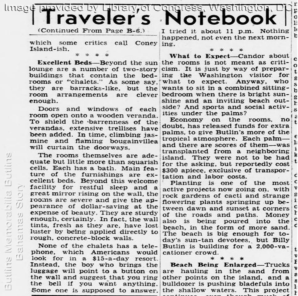 The Evening Star, 26th March 1949 - Butlins Memorabilia Butlins Bahamas Story