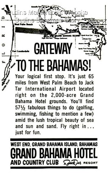 Jack Tars Grand Bahama Adverts