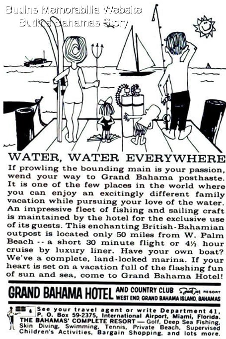 Jack Tars Grand Bahama Adverts
