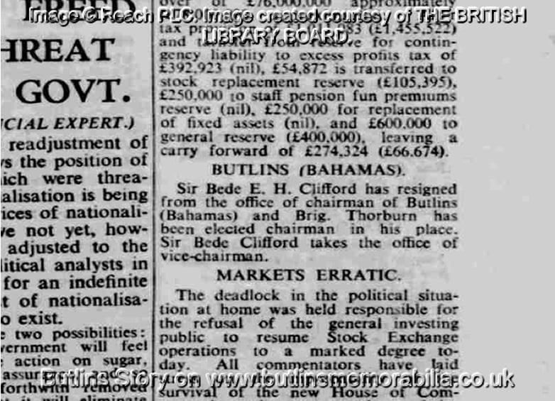 Butlins Caribbean article Nottingham Guardian - Tuesday 28 February 1950