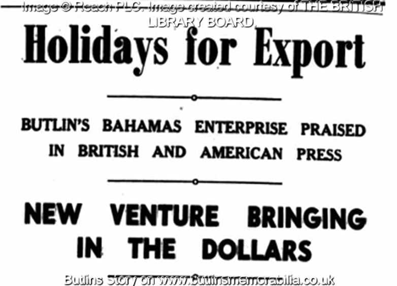 Butlins Caribbean - Skegness News - Wednesday 12 April 1950