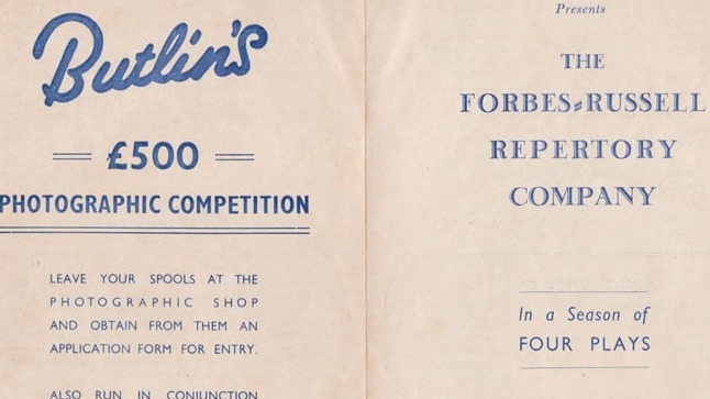 Butlins Filey Plays and Productions