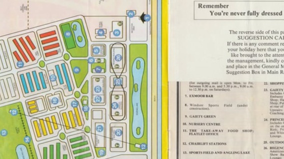 Butlins Minehead Maps