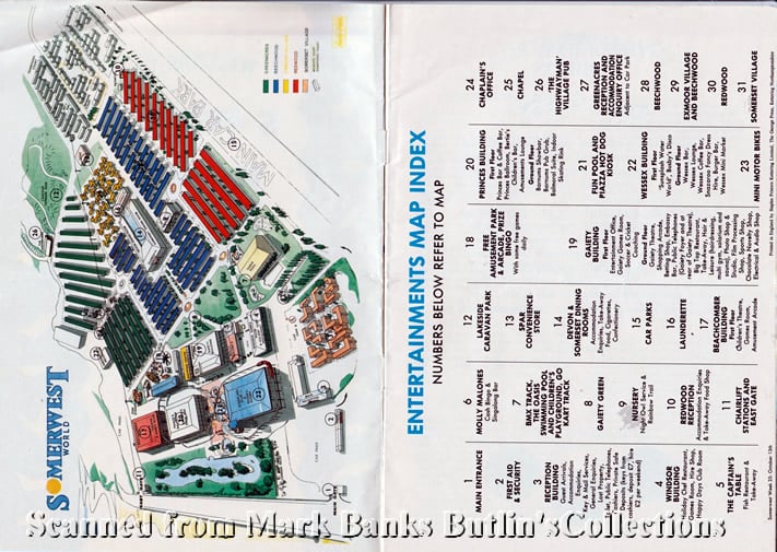 Butlins Minehead 1990 Guide