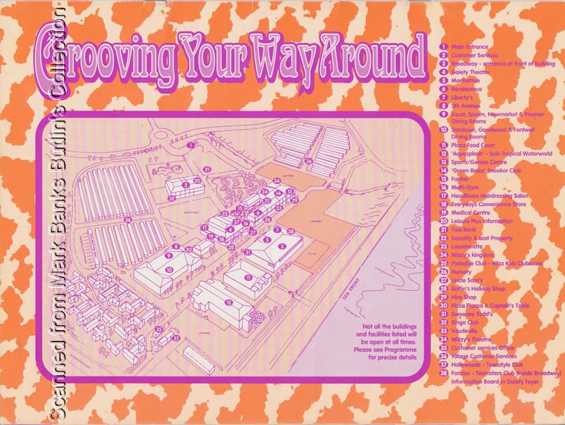 1993 Butlins Bognor Regis Map