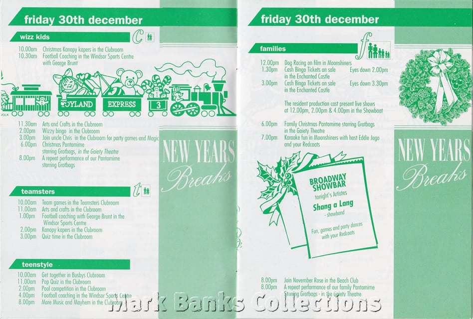 Butlins Skegness 1980 Guide