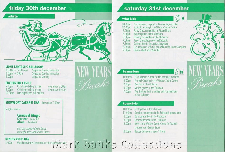 Butlins Skegness 1980 Guide