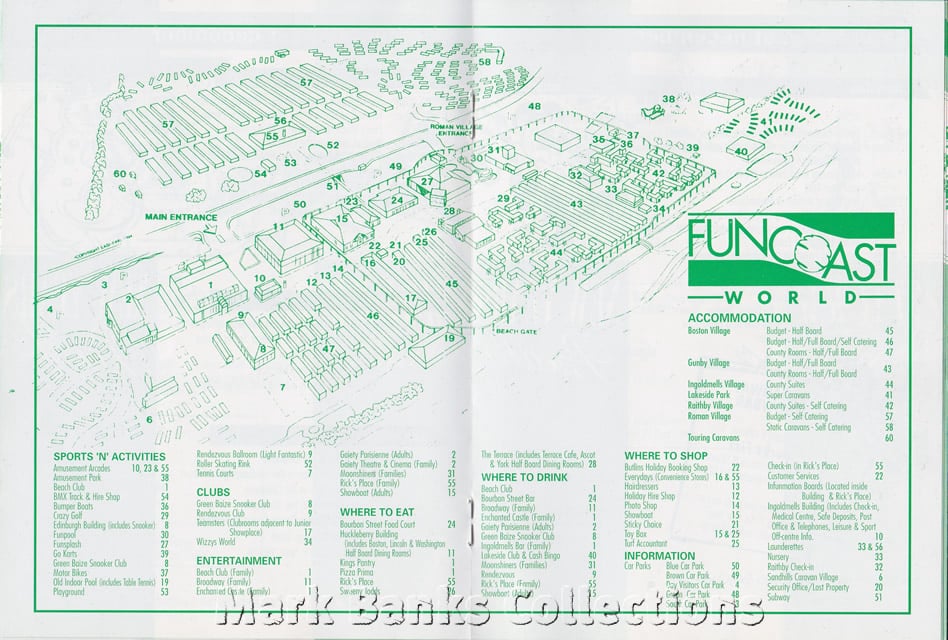 Butlins Skegness 1980 Guide