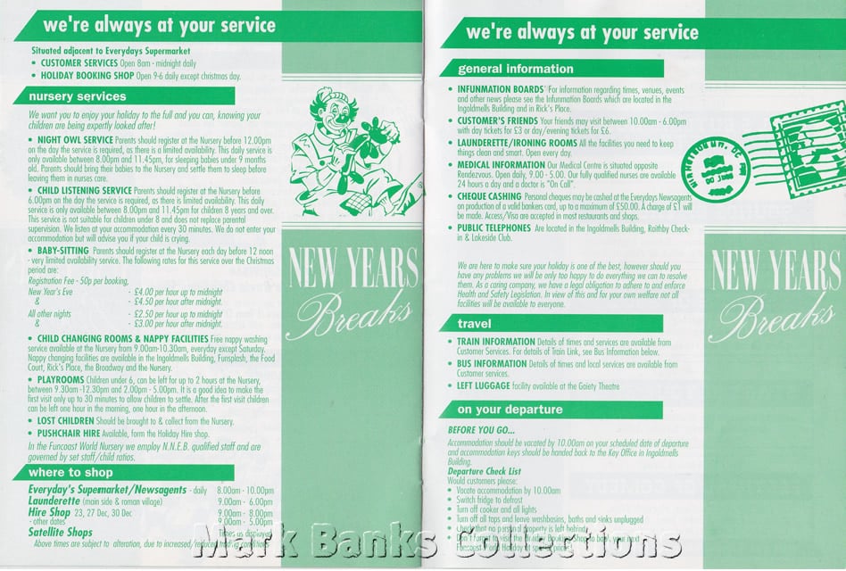 Butlins Skegness 1980 Guide