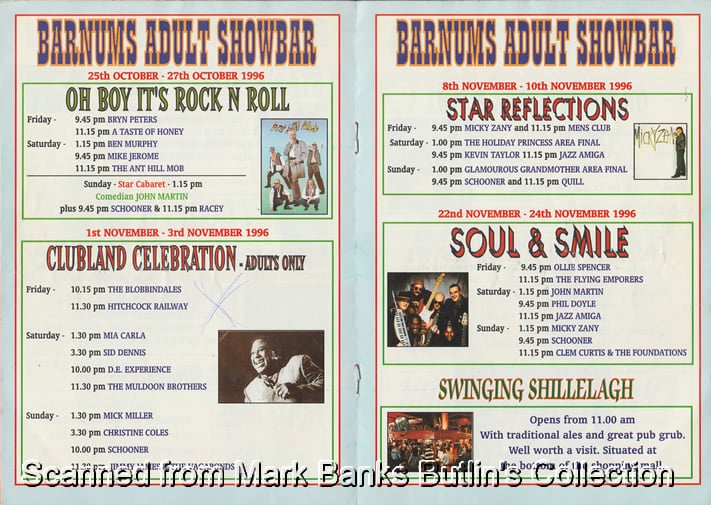 Butlins Minehead 1996 Guide