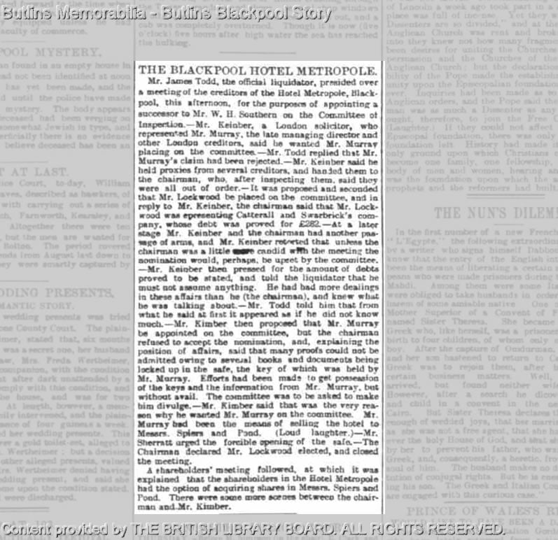 Lancashire Evening Post - Thursday 12 January 1899