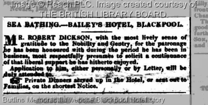 Sea Bathing at Baileys Hotel, Blackpool