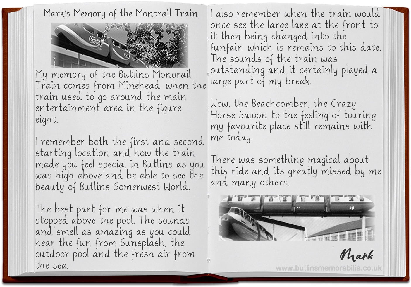 Monorail Train Memories