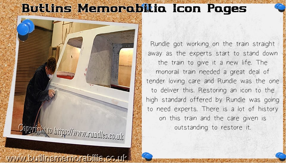 Restoring a Icon - The Monorail Train