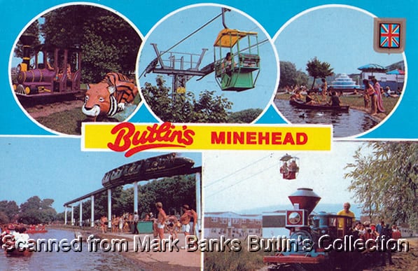 Butlins Minehead Postcards