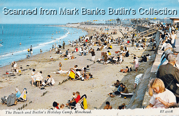 Butlins Minehead Postcards