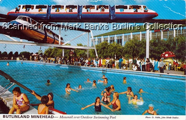 Butlins Minehead Postcards