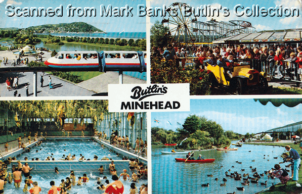 Butlins Minehead Postcards