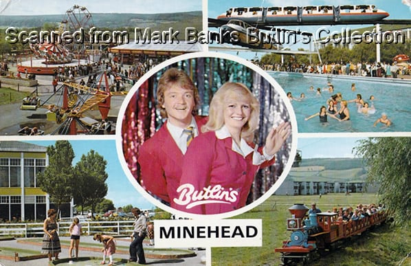Butlins Minehead Postcards