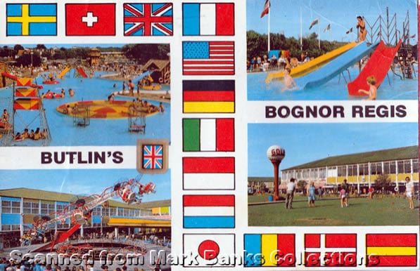 Butlins Bognor Regis Postcards