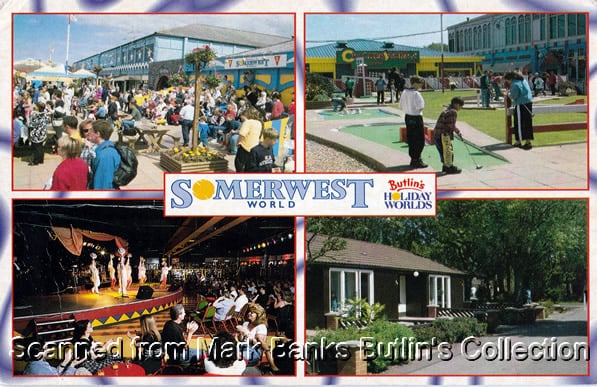 Butlins Minehead Postcards