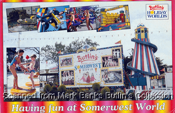 Butlins Minehead Postcards