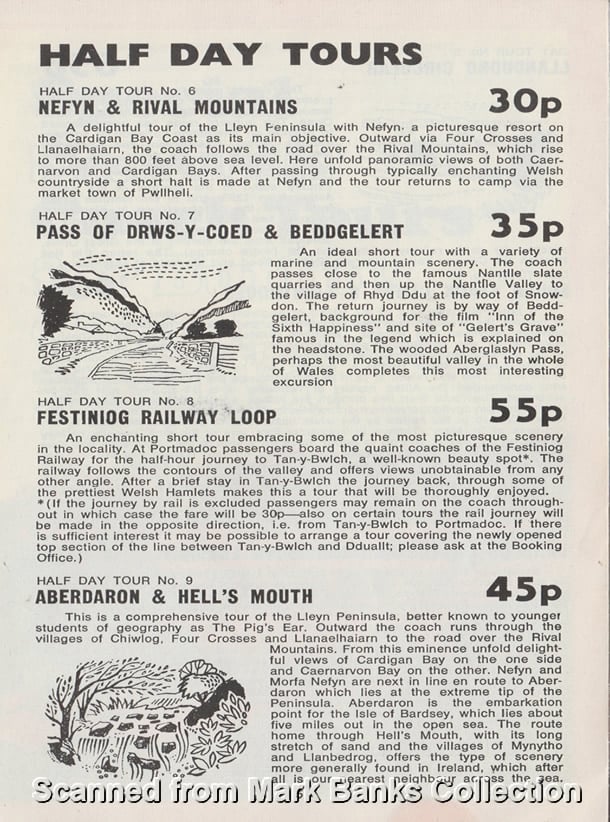 Crosville Coach Tours - Butlins Pwllheli