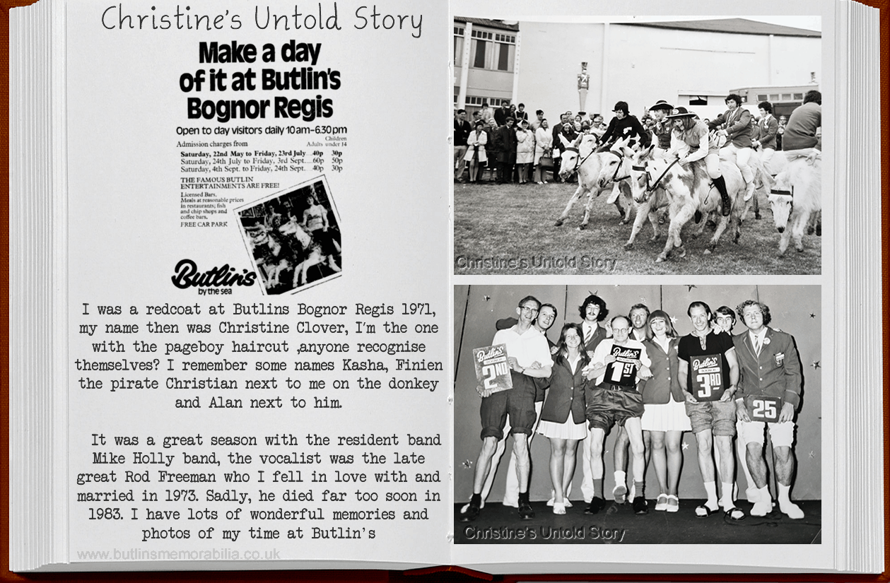 Christine's Butlin's Untold Story