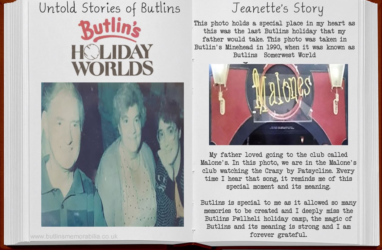 Jeanette's Butlin's Untold Story