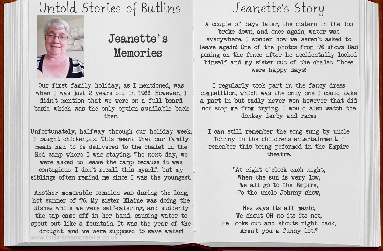 Jeanette's Butlin's Untold Story