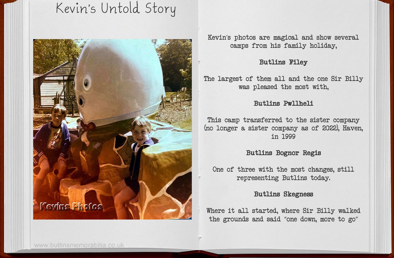 Kevin's Untold Butlin's Story