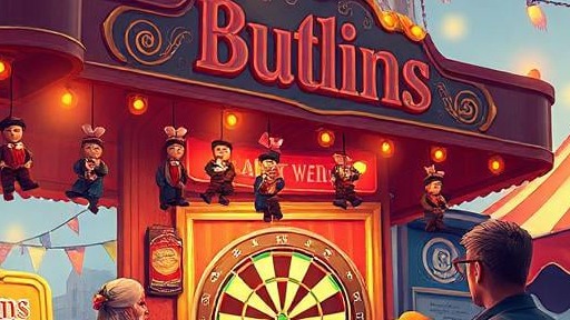 Butlins Dart Stall