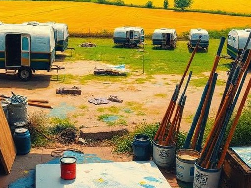 Painting stall