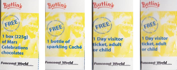 Butlins Vouchers