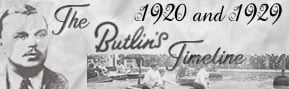 The Year Selection for the Butlin Timeline