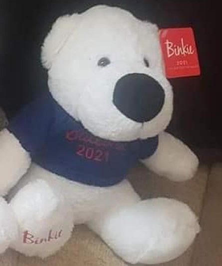 2021 Binkie Bear - Butlins Memorabilia
